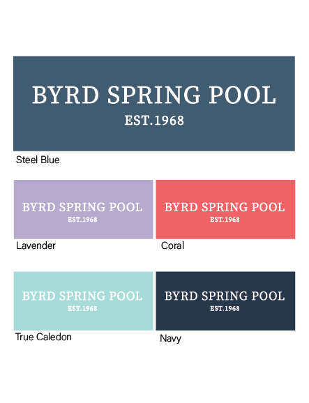 Byrd Spring Pool Est. Cotton Tee