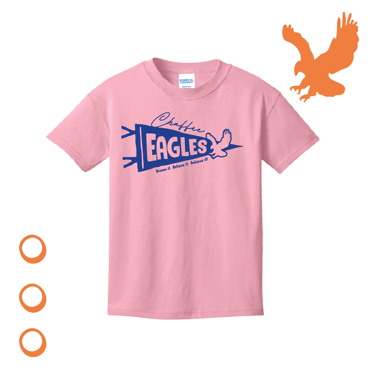 YOUTH Flag Tee Pink