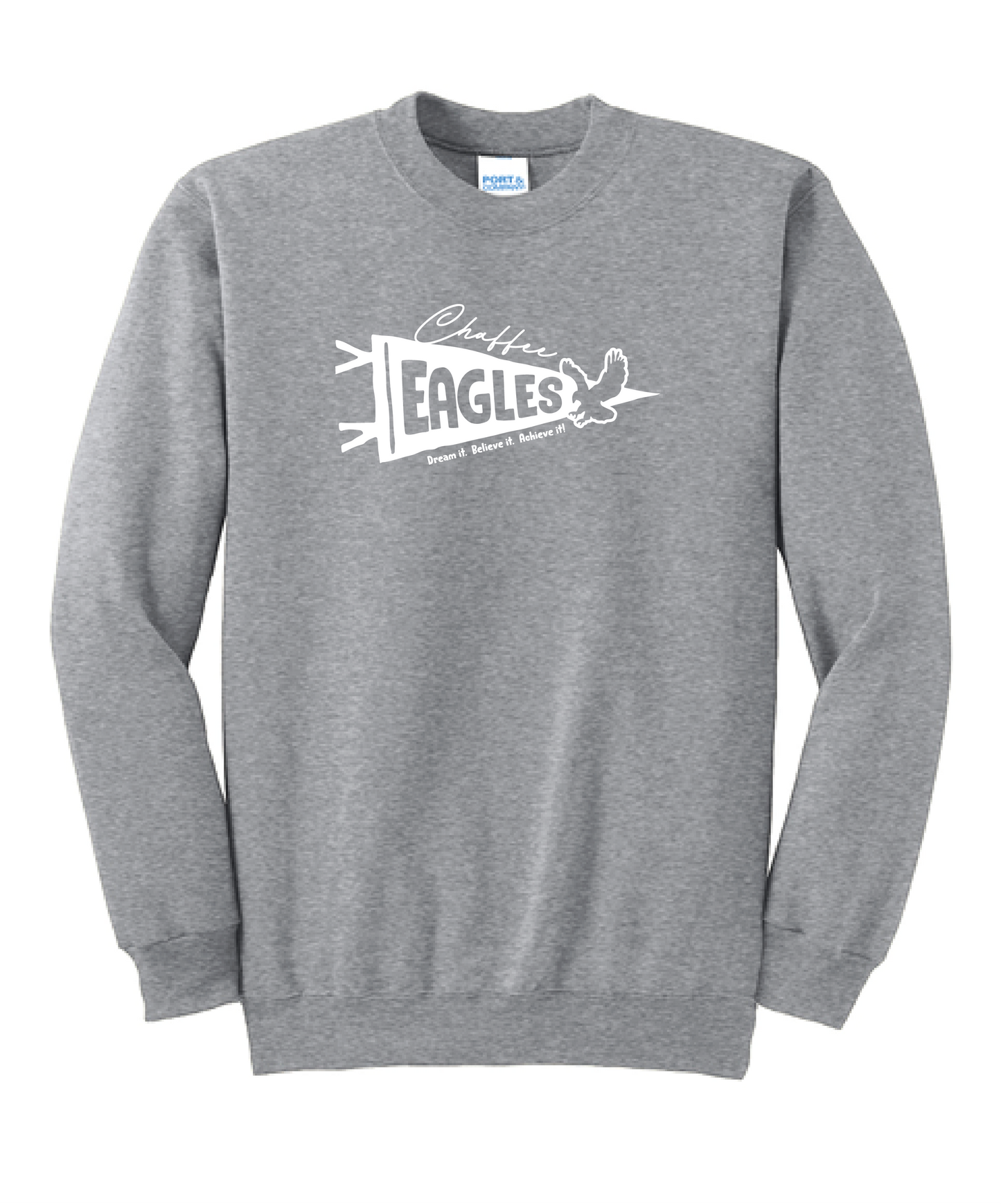 Flag Crewneck Gray