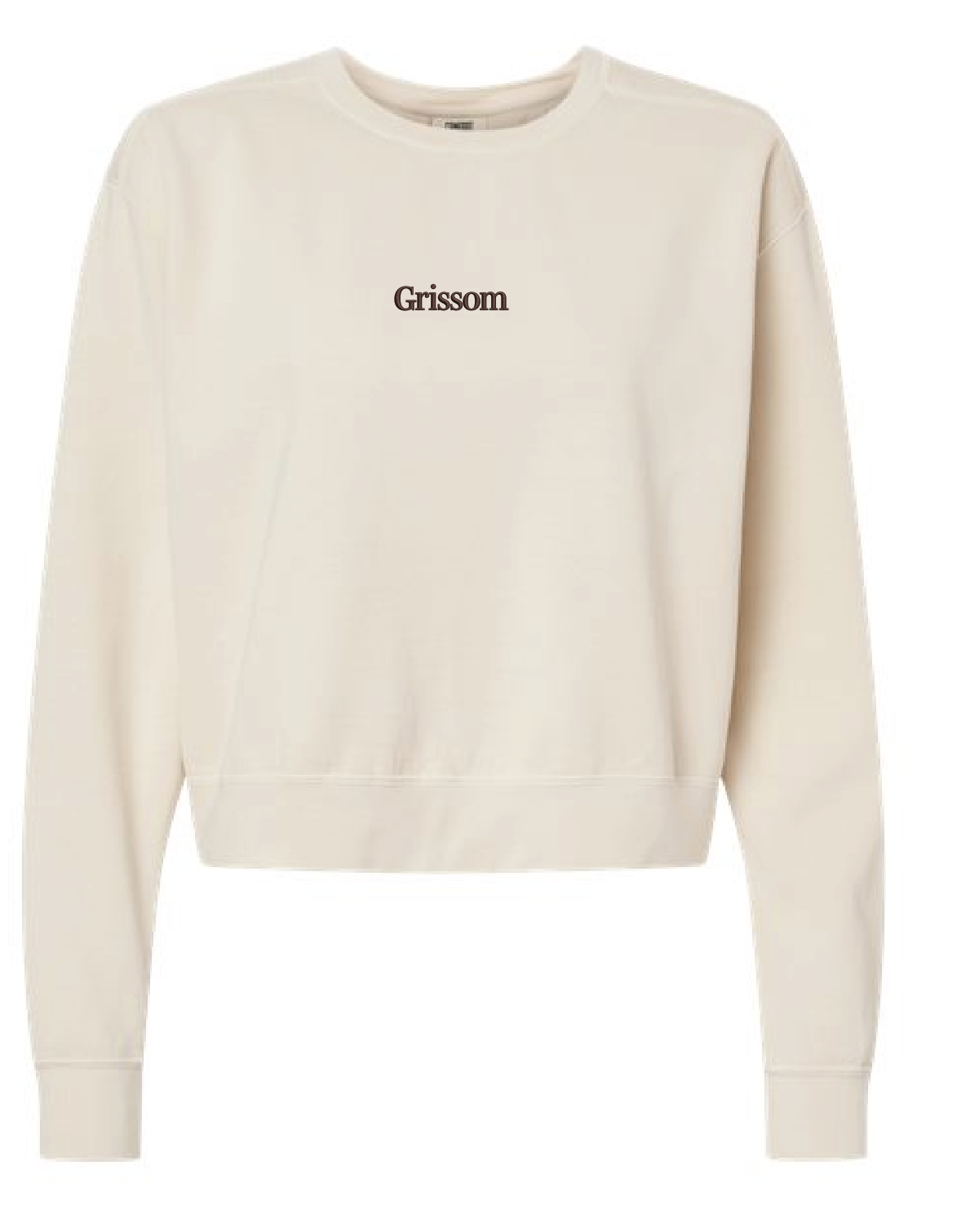 Grissom Embroidered Women's Mid Length Crewneck