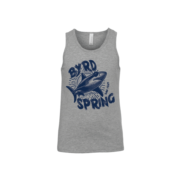 YOUTH Sport Grey Cotton Tank Top