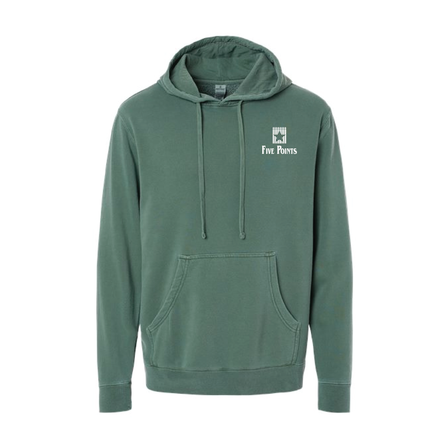 Midweight Pigment-Dyed Hooded Sweatshirt