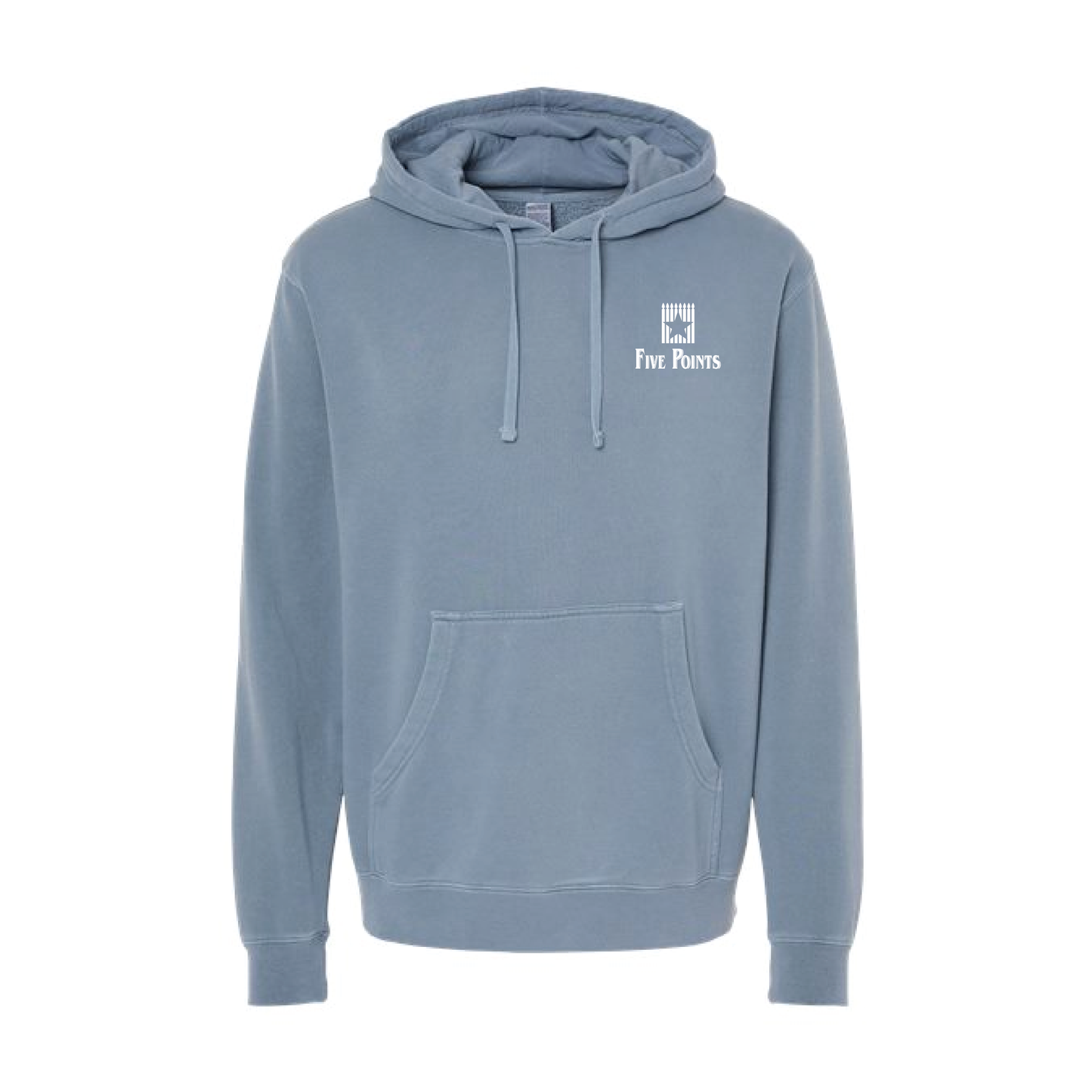 Midweight Pigment-Dyed Hooded Sweatshirt