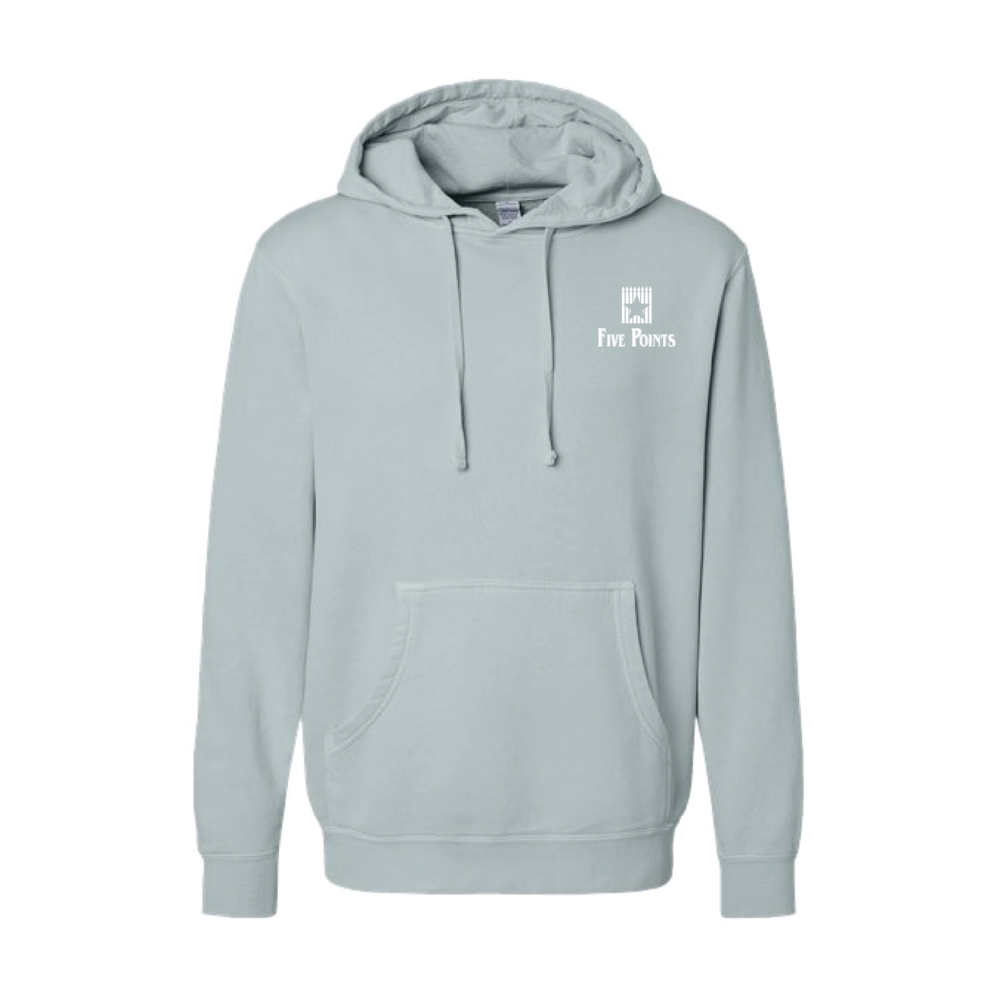 Midweight Pigment-Dyed Hooded Sweatshirt