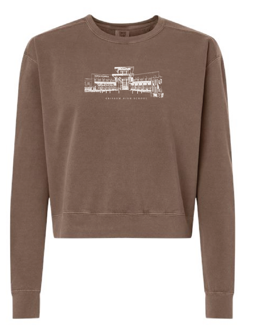 Grissom Building Sketch - Crewneck