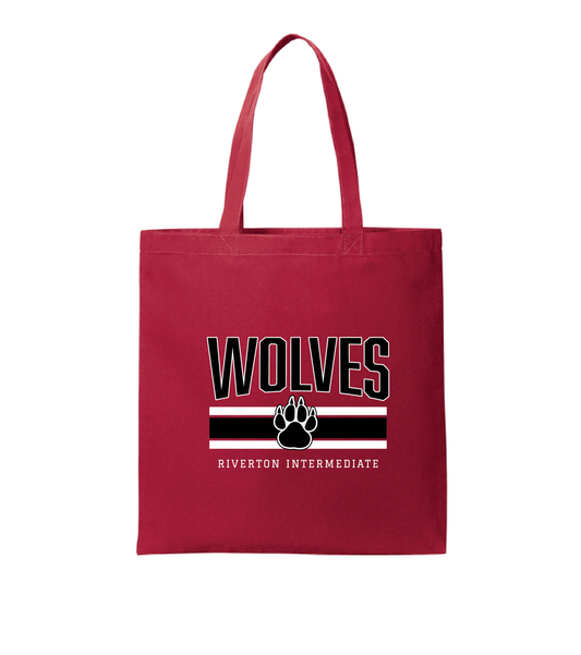 Wolves Red Tote Bag