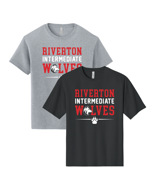 Riverton Intermediate Wolves Short Sleeve Tee