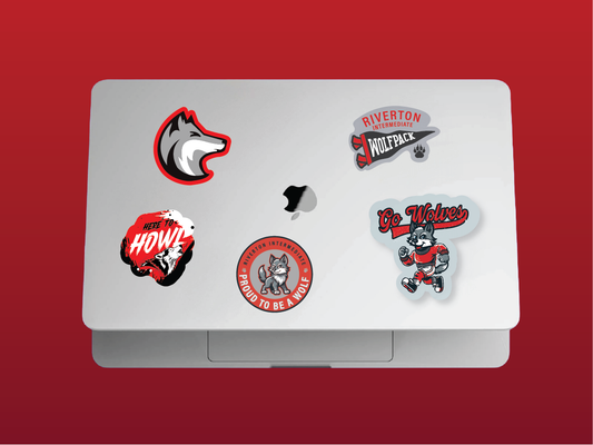 Riverton Wolves Spirit Sticker Pack