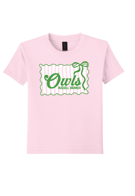 Owls Bow Tee - YOUTH