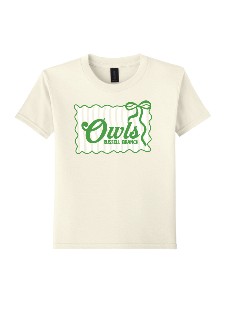 Owls Bow Tee - YOUTH
