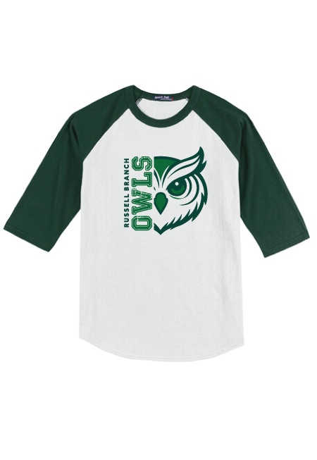 Raglan Sleeve Mascot Tee - YOUTH