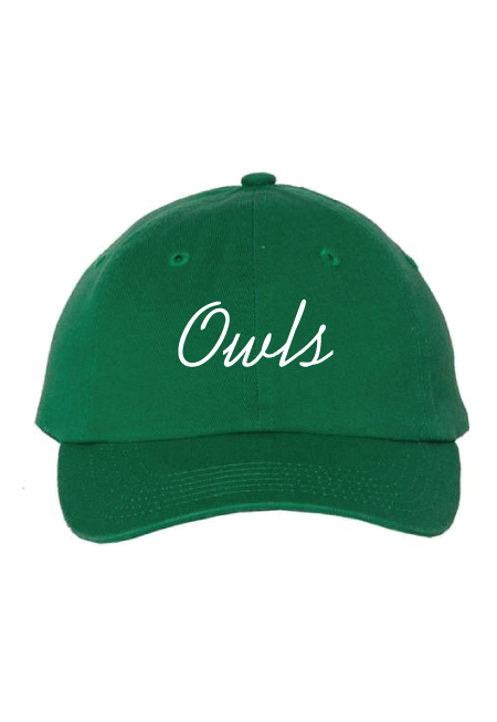 Owls Embroidered Youth Hat