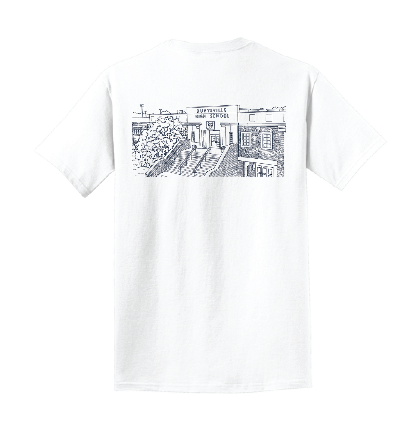 HHS Building White Short Sleeve Tee
